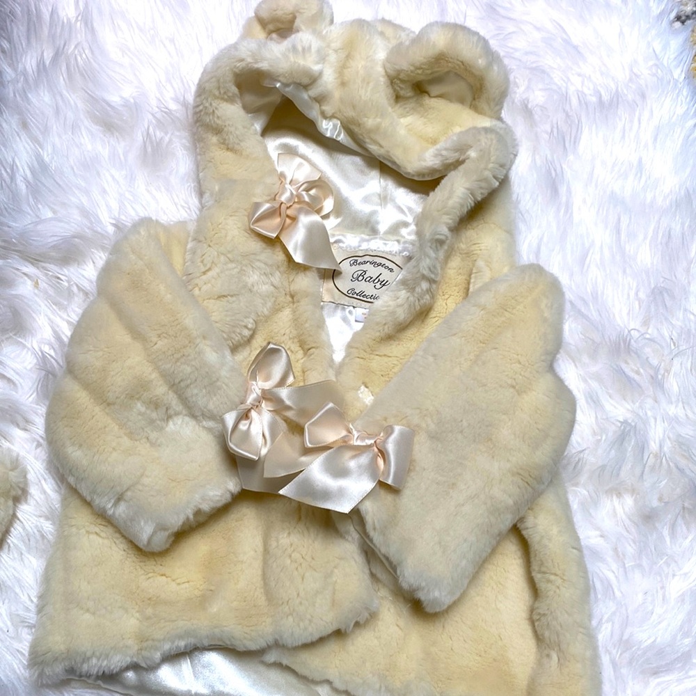 Bearington Baby winter coat with matching blanket